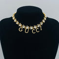 Gold Crystal Star Spell-Out Letter Jewelry Set