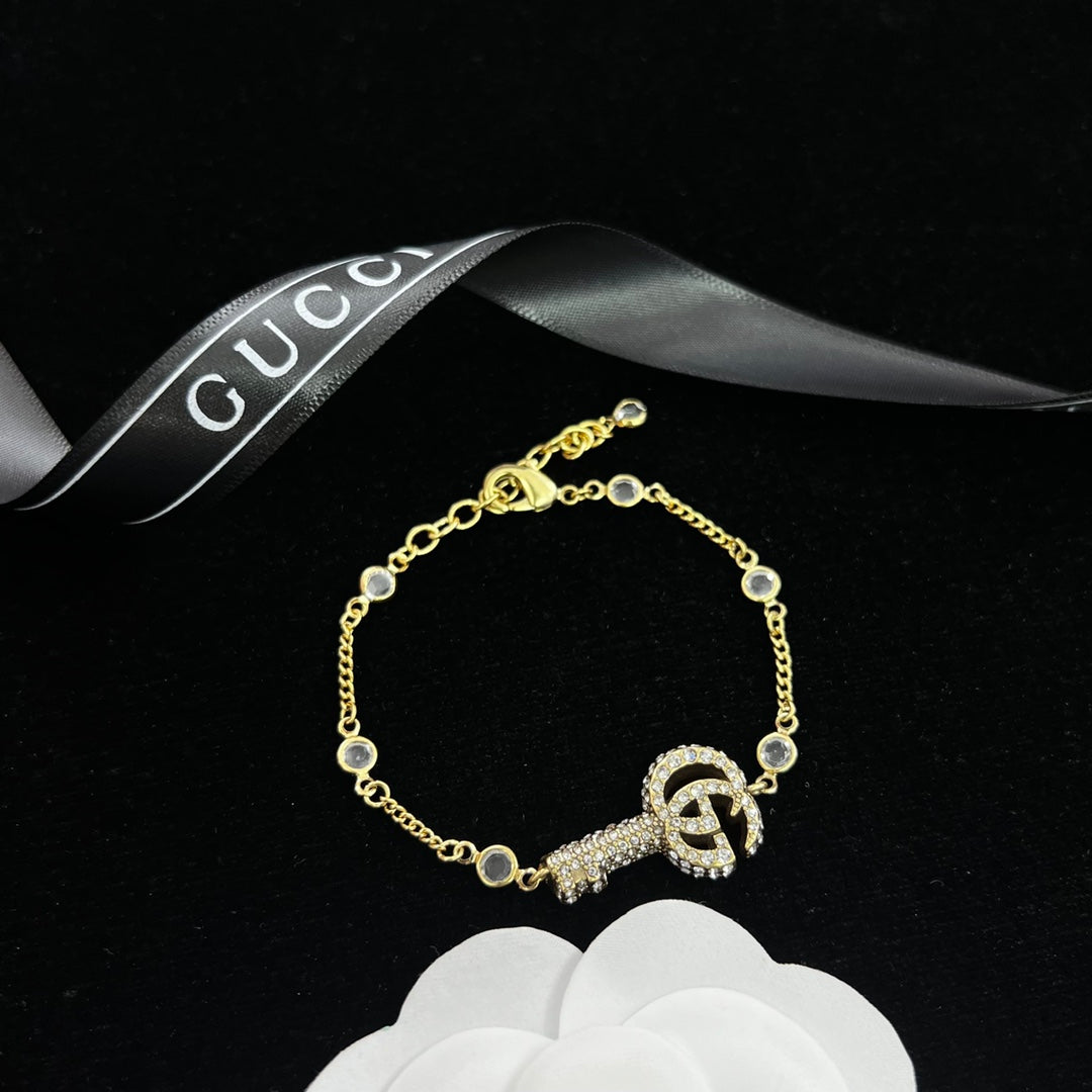 Crystal Key Logo Jewelry Set