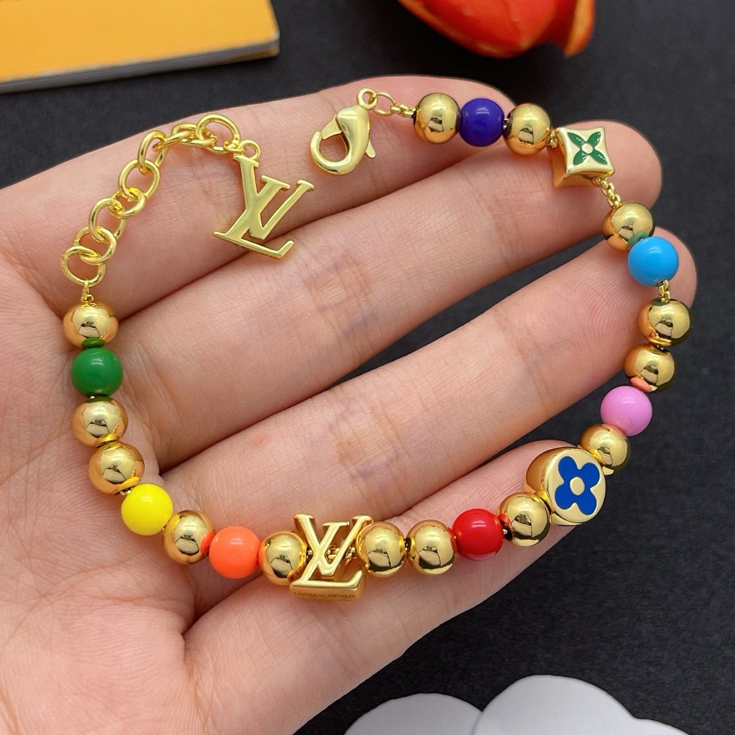 Colorful Beaded Necklace & Bracelet Set