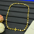 Crystal Bezel & Four-Petal Star Charm Full Station Set