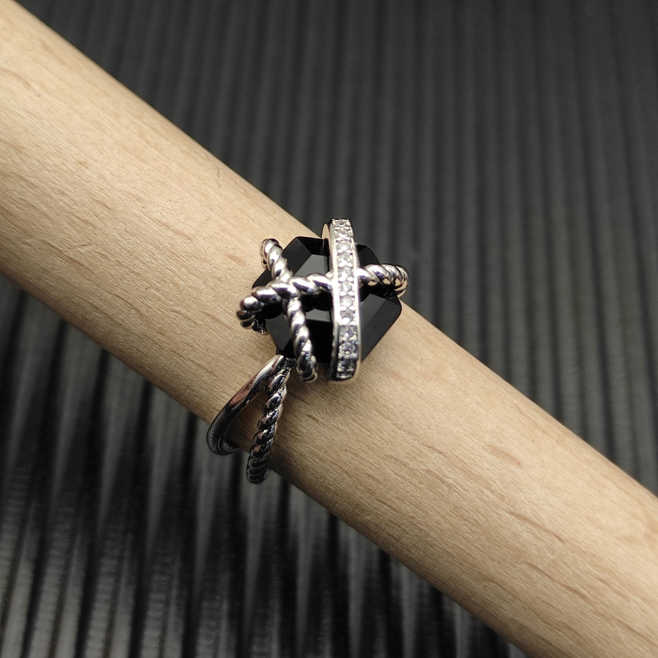 Pavé X-Frame Crystal Jewelry Set