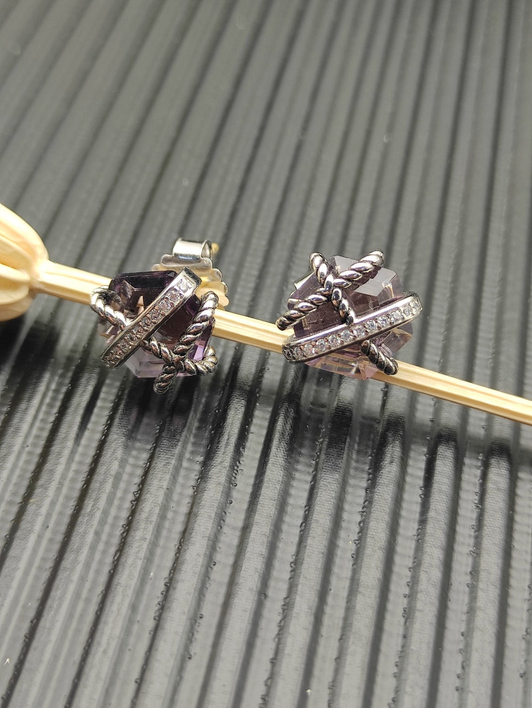 Pavé X-Frame Crystal Jewelry Set