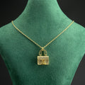 Pavé Minaudière Bag Charm Pendant Necklace