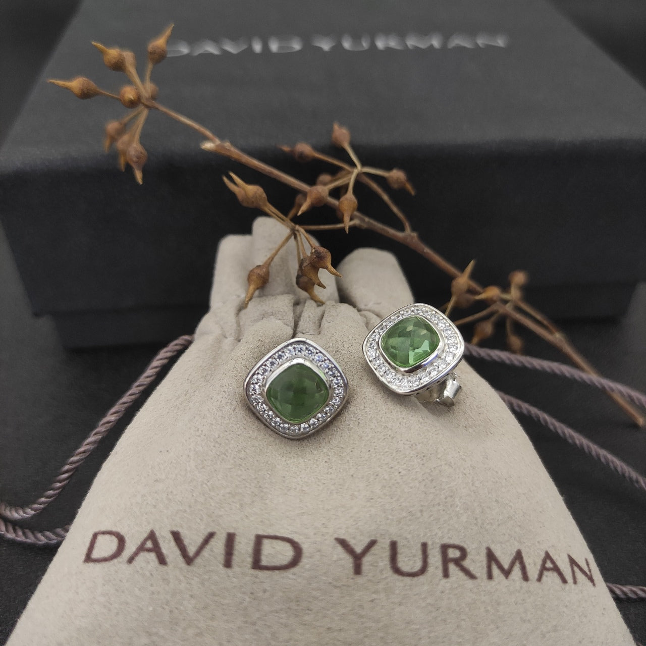 Multi-Color Cushion Stone Pavé Set