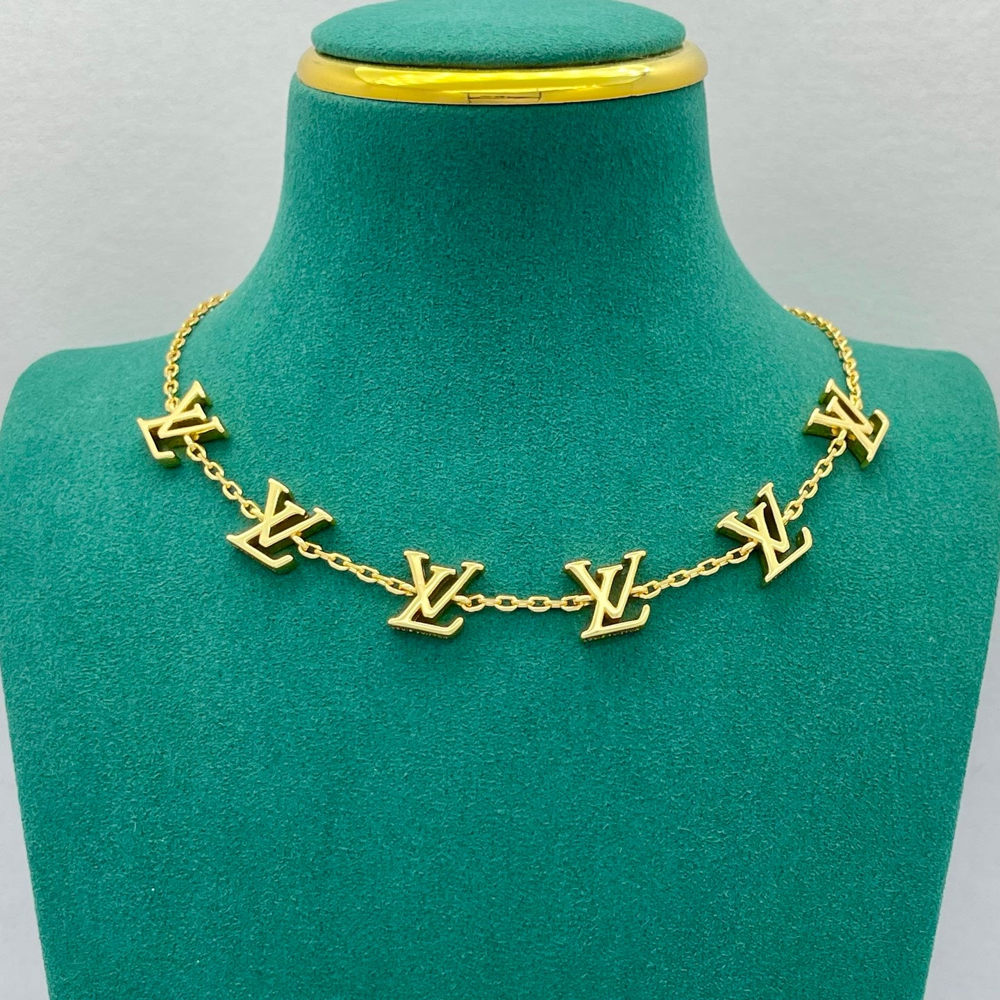 Multi-Letter Charm Station Necklace