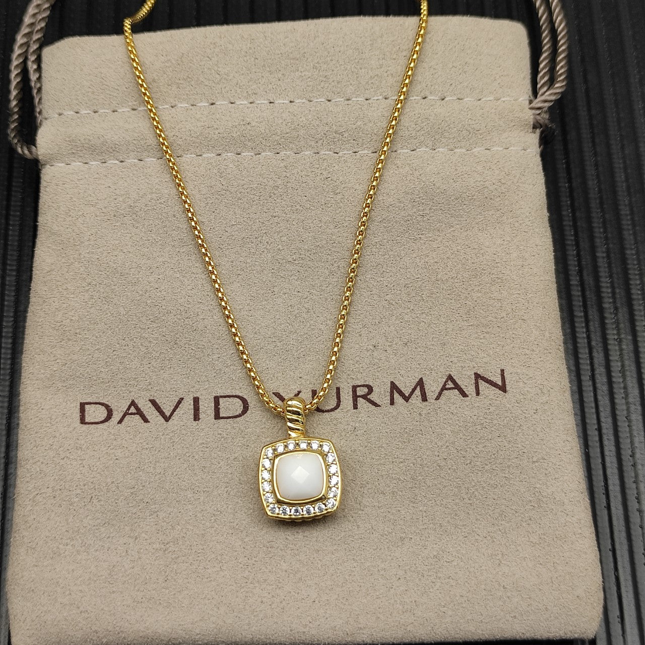 Multi-Color Cushion Stone Pavé Set