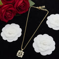 Baguette Crystal Sunburst Pendant Jewelry Set