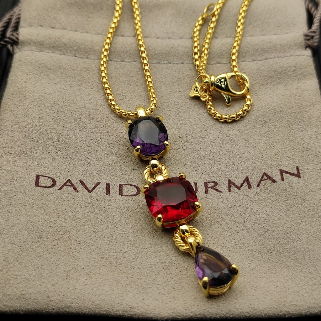 Colorful Gemstone Rope Chain Bracelet