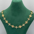 Floral Medallion Crystal Link Jewelry Set