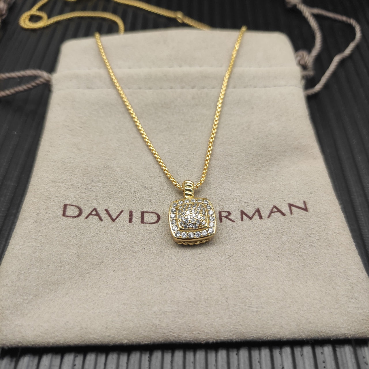 Multi-Color Cushion Stone Pavé Set