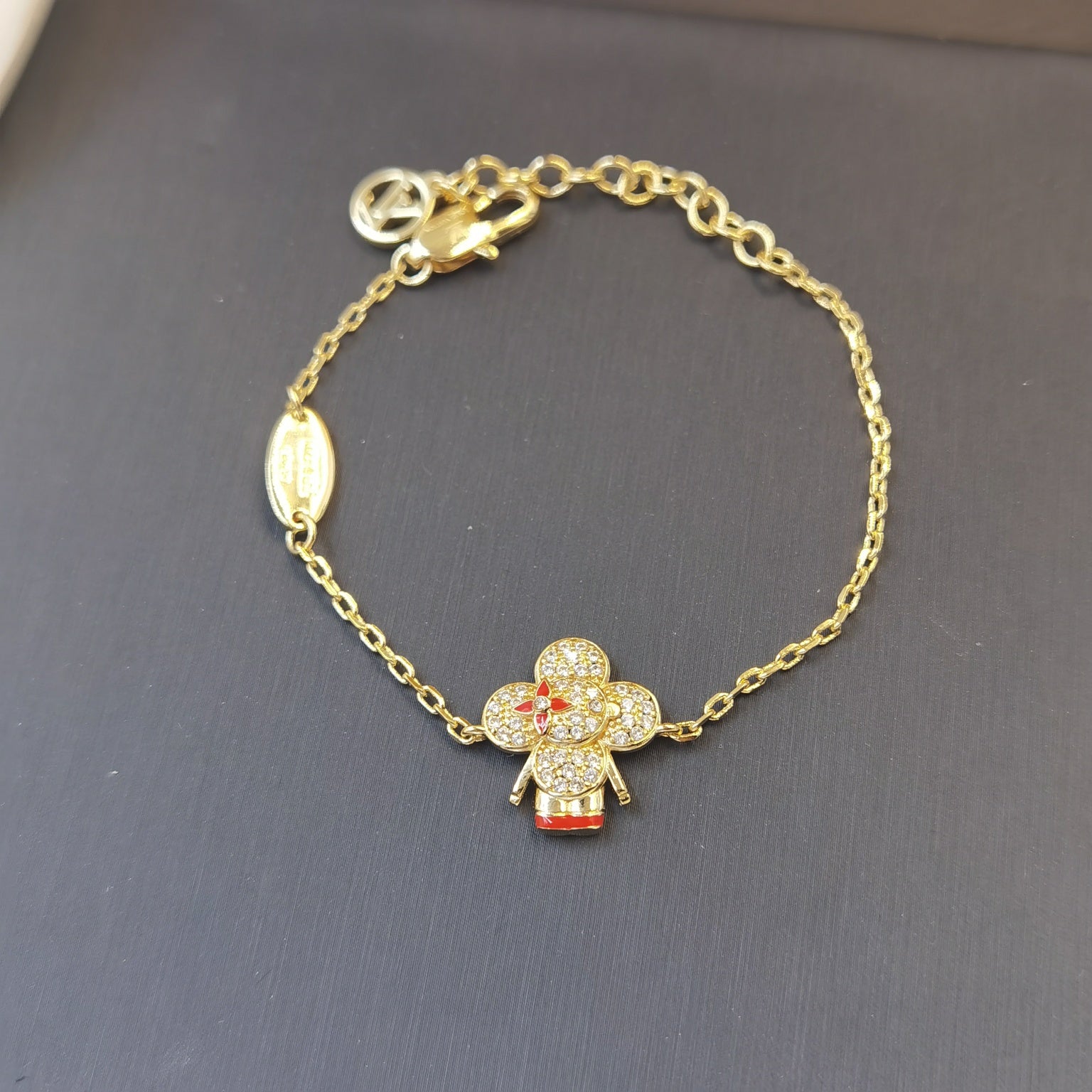 Iced Out Elephant Charm Jewelry Set