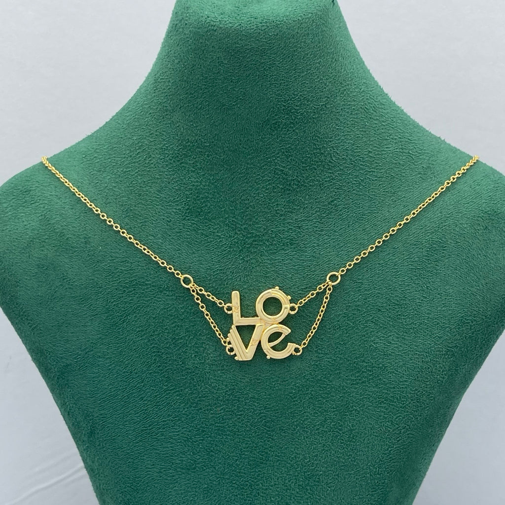 LOVE Letter Pendant Necklace