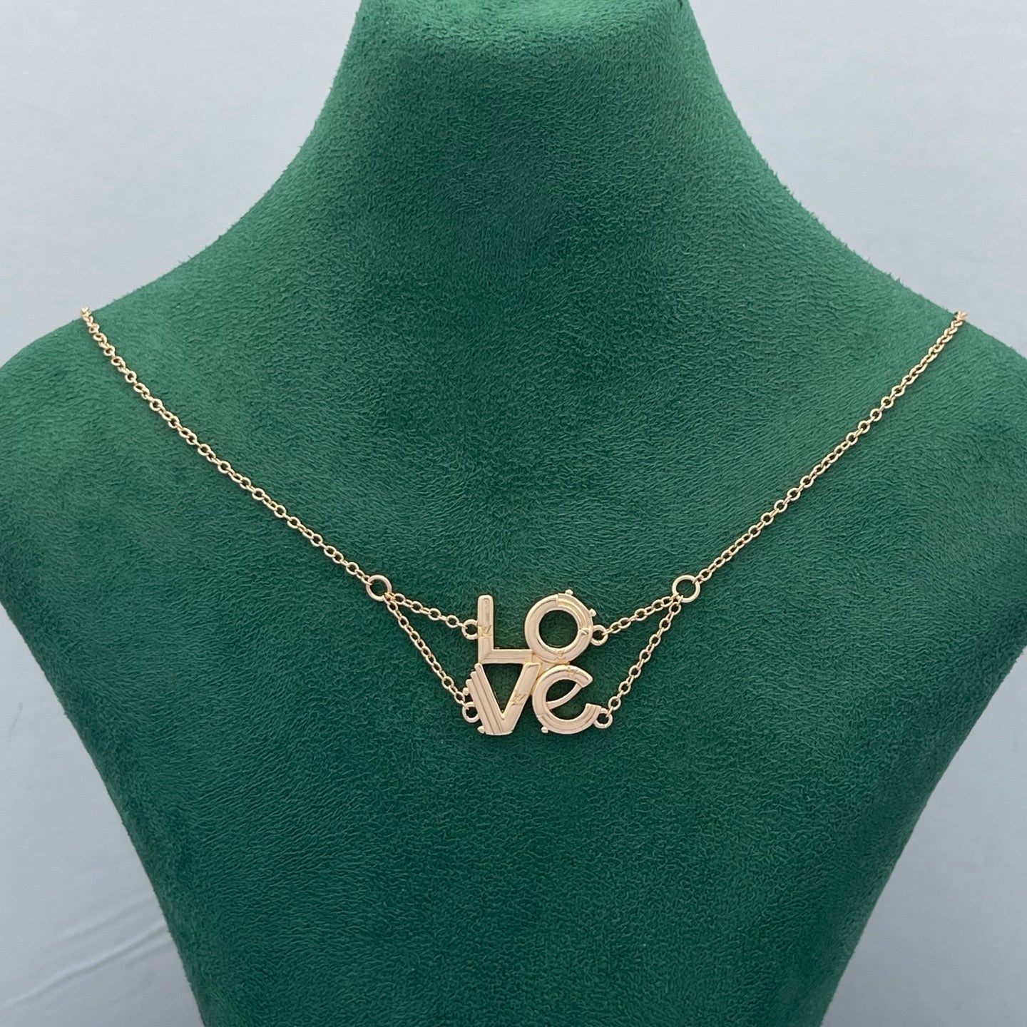 LOVE Letter Pendant Necklace