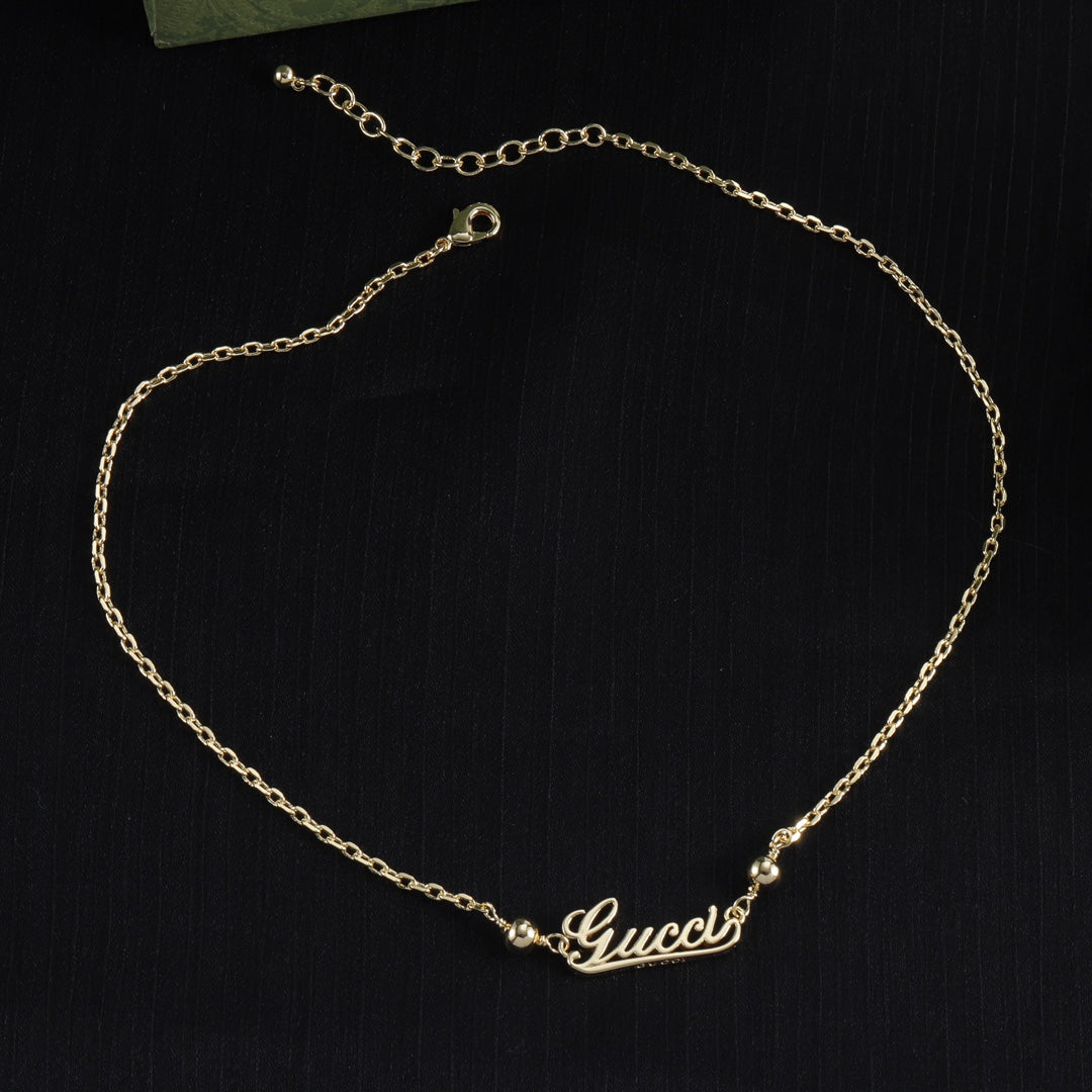 Cursive Chain Jewelry Set