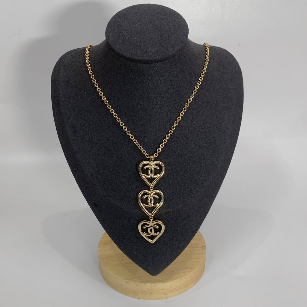 Hollow Heart Link Chain Jewelry Set