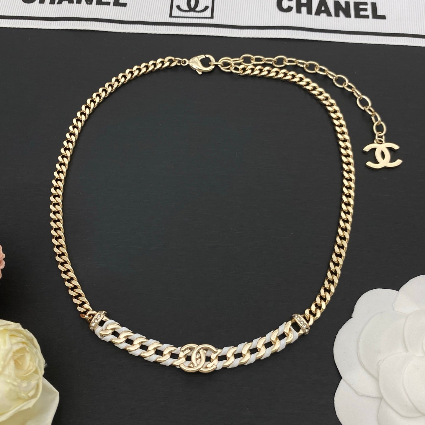 Two-Tone Double Layer Cuban Chain Necklace