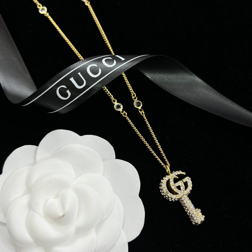 Crystal Key Logo Jewelry Set