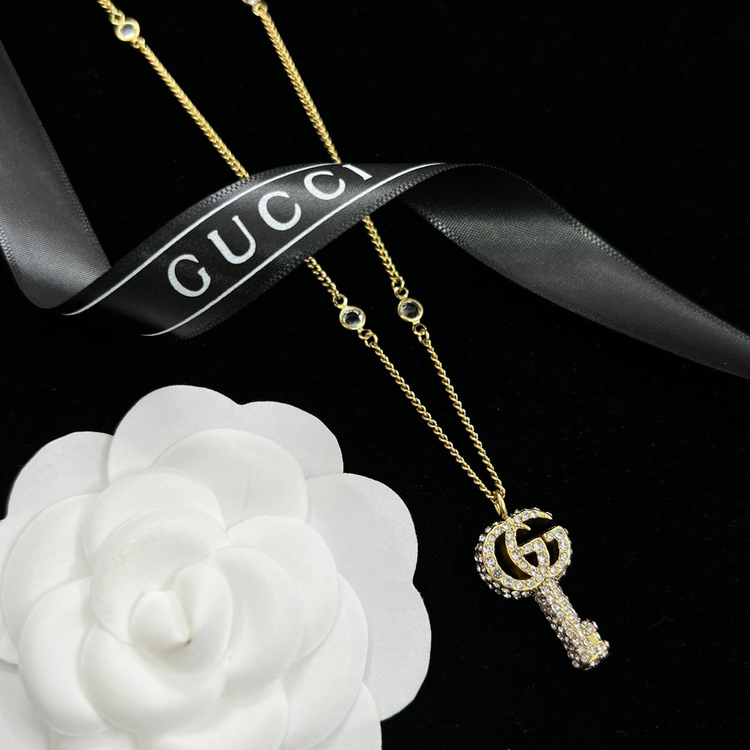 Crystal Key Logo Jewelry Set
